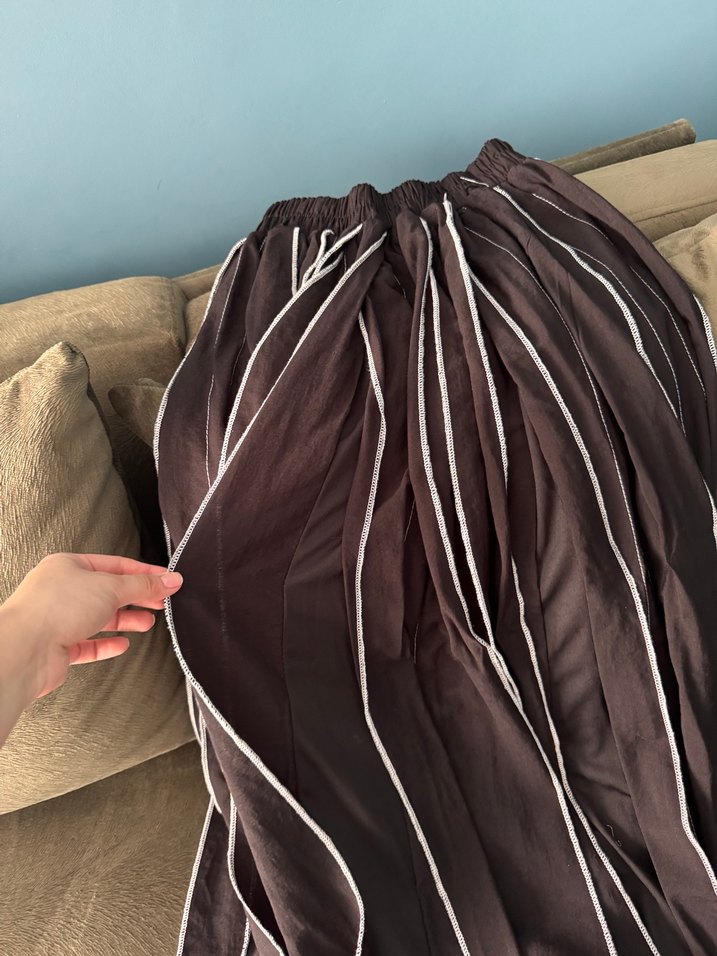 Siyah Alt üst etek takım standart beden - Görsel 4