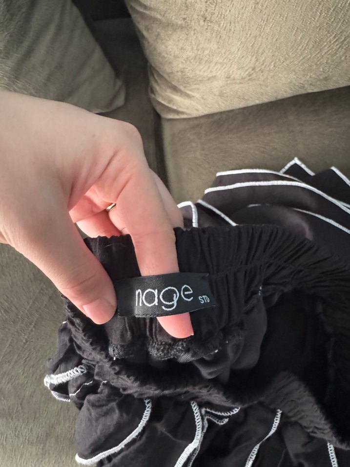 Siyah Alt üst etek takım standart beden - Görsel 5