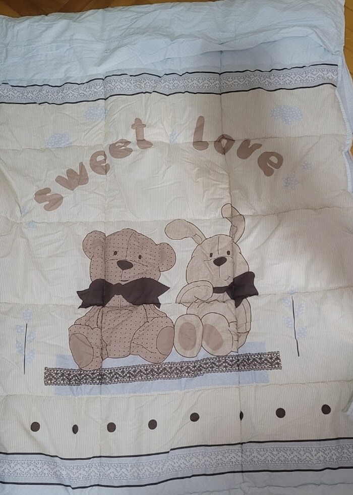 Ozdilek erkek  bebek karyola uyku seti - Görsel 3