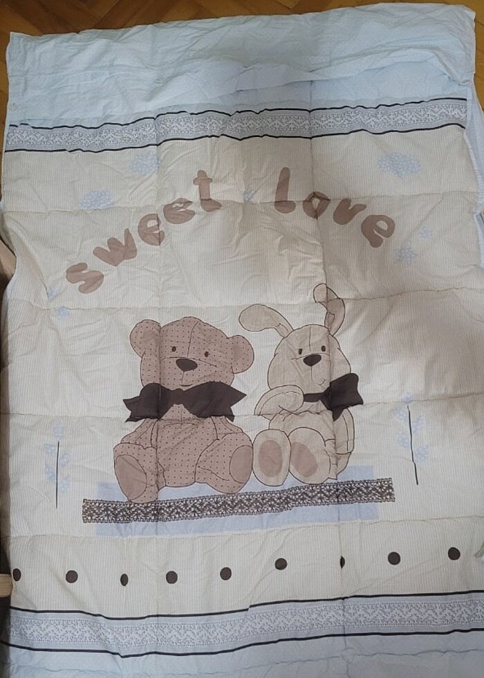 Ozdilek erkek  bebek karyola uyku seti - Görsel 4