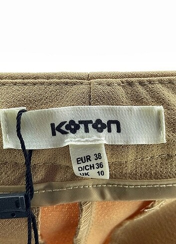 m Beden camel Renk Koton pantolon 