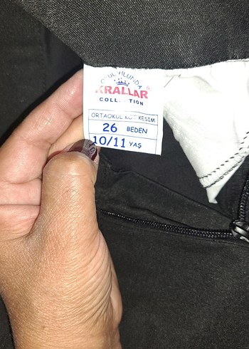 Diğer Krallar yumuşak denim kumaştan okul pantolonu 10-11yas icin