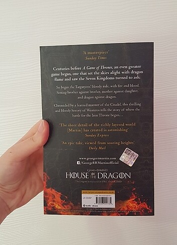 Beden Renk Fire And Blood George R. R. Martin House Of Dragon Ates Ve Kan İ