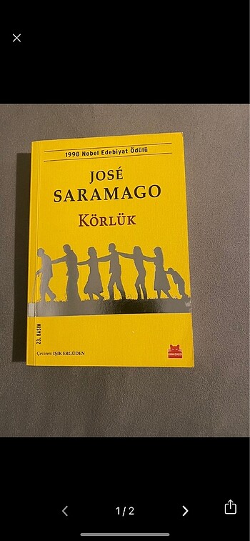 Körlük jose saramago