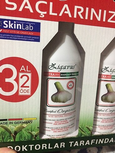 Zigavus sarımsaklı şampuan