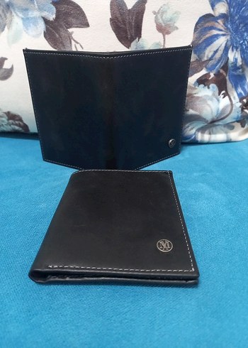 mavi jeans hakiki deri cuzdan - Görsel 2