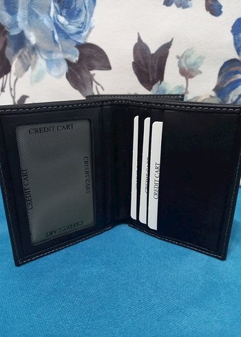 mavi jeans hakiki deri cuzdan - Görsel 7