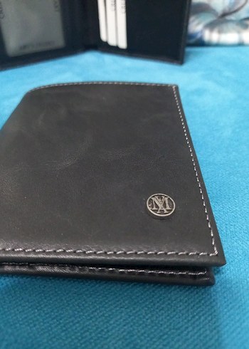 mavi jeans hakiki deri cuzdan - Görsel 6