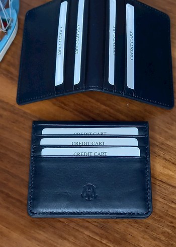 mavi jeans hakiki deri cuzdan - Görsel 2