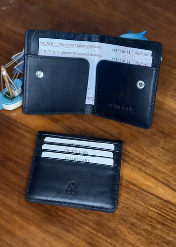 mavi jeans hakiki deri cuzdan - Görsel 4