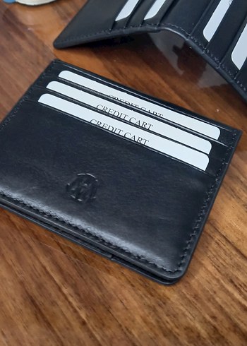 mavi jeans hakiki deri cuzdan - Görsel 6