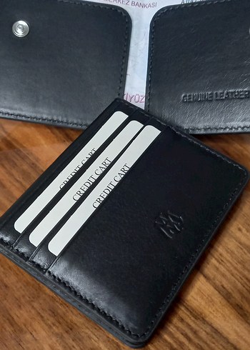 mavi jeans hakiki deri cuzdan - Görsel 7