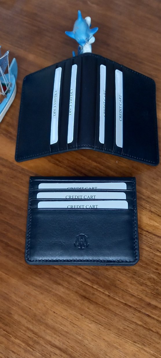 mavi jeans hakiki deri cuzdan - Görsel 2