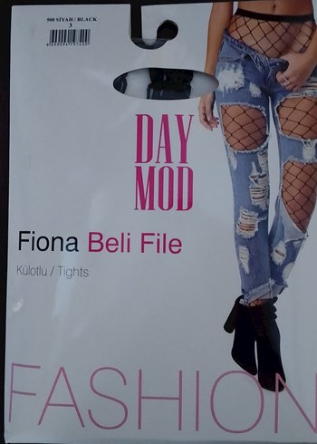 Day Mod Fiona Beli File Kadın Külotlu Çorap