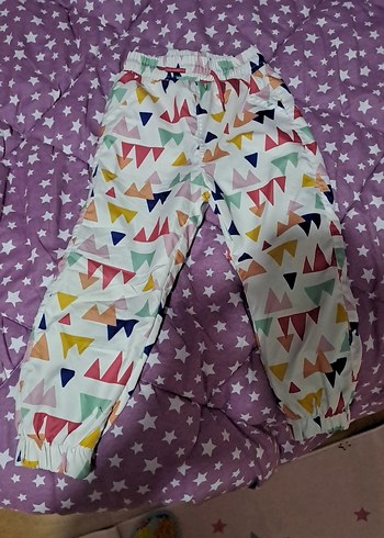LC Waikiki Renkli Bohem Kız Çocuk Rahat Pantolon