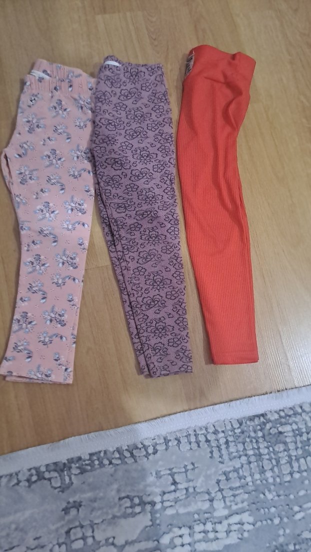 Kız Çocukları İçin Elastik Normcore Taytlar - Görsel 2