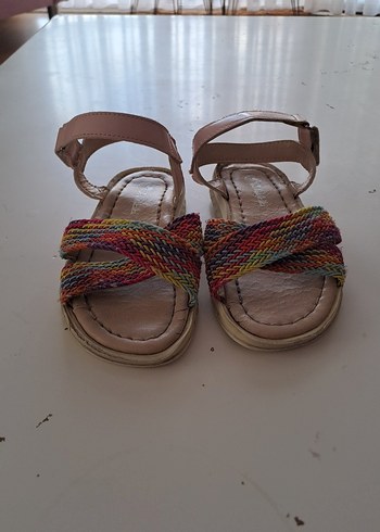 Diğer Kız Çocuk Bohem Çok Renkli Bantlı Sandalet