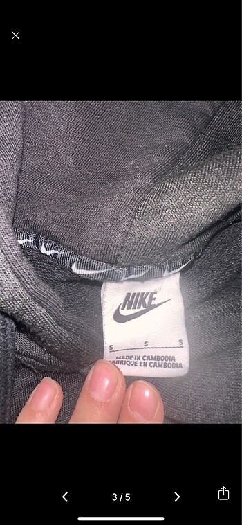 s Beden siyah Renk Nike kadın sweatshirt
