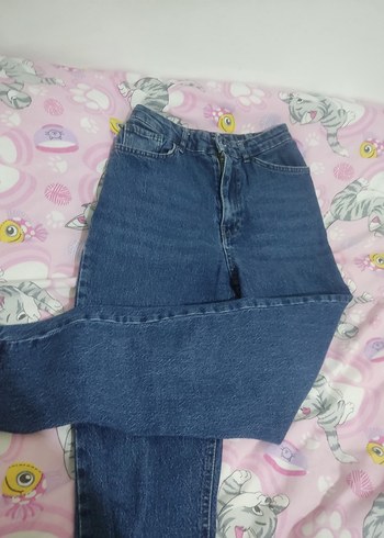 LCW Jeans Kadın Mavi Bol Kesim  Pantolon - Görsel 4