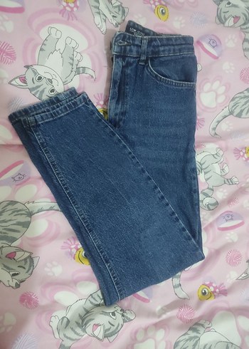 LCW Jeans Kadın Mavi Bol Kesim  Pantolon - Görsel 3
