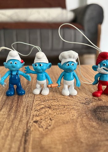  Mavi Mini Figür Seti 17 adet