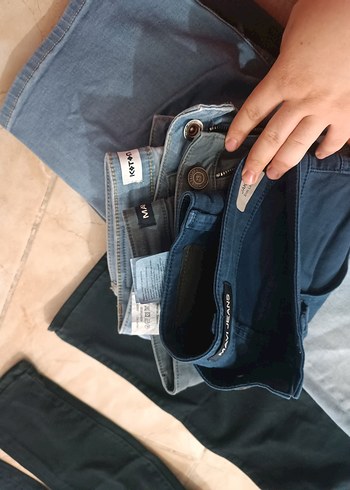 29 Beden mavi Renk erkek mavi şort kapri