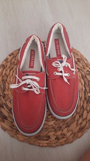 Polo Kırmızı Yazlık Erkek Ayakkabı