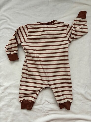 3 Ay Beden kahverengi Renk 3-6 ay bebek tulum