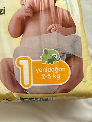 1 Beden: 2-5 kg Beden Yenidoğan bez