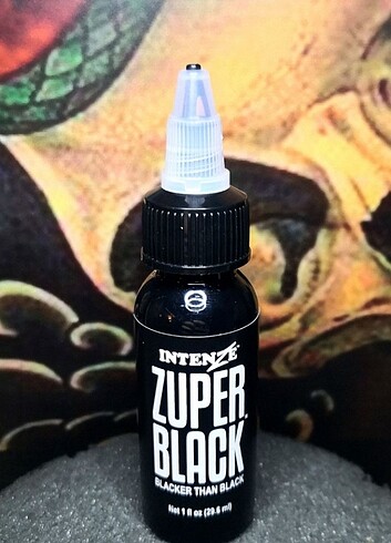 İntenze Zuper Black Dövme Boyası