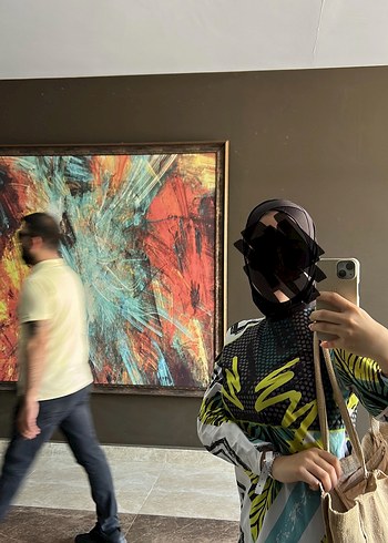 Penti Kadın Çok Renkli Uzun Kollu Yüksek Yakalı Mayo