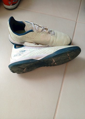 Desenli Beyaz Kız Çocuk Spor krampon Ayakkabı - Görsel 3