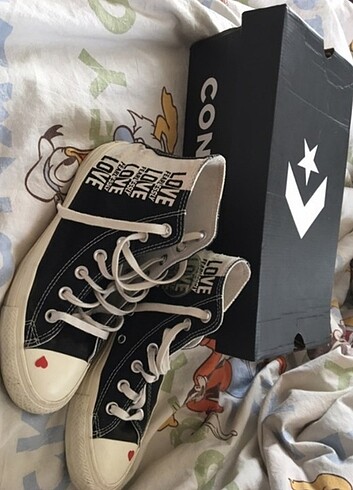 converse chuck 70 love fearlessly sneaker ayakkabı