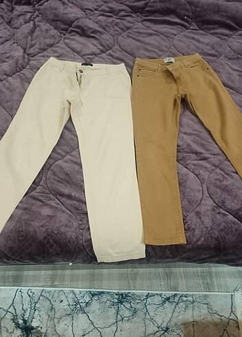 Krem rengi pantolon 