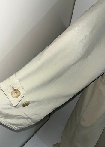 Zara Bej Midi Kadın Trençkot