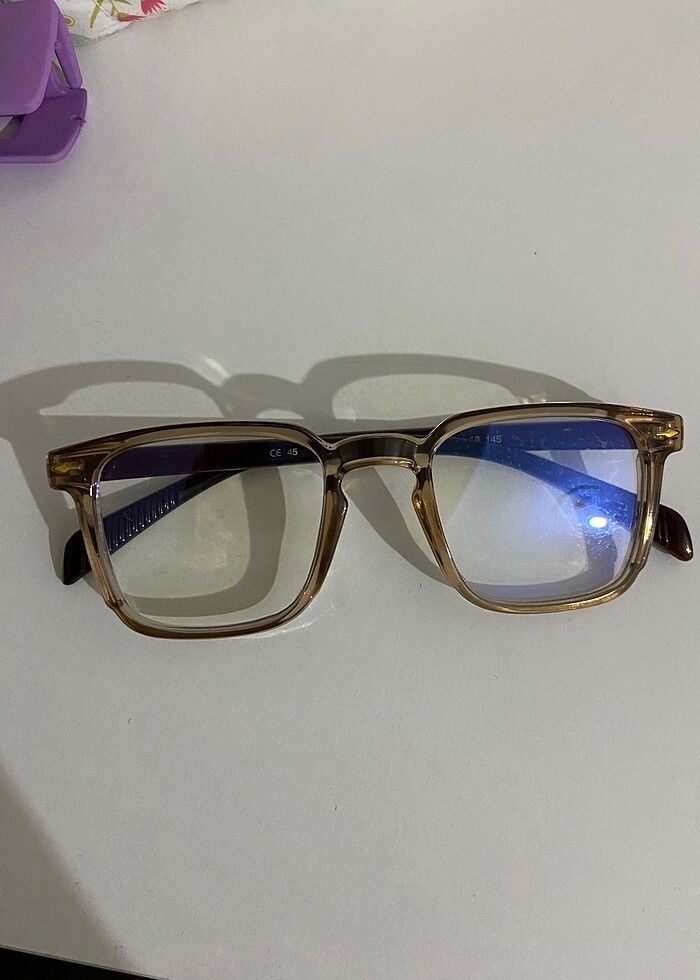 Kahverengi gözlük - Görsel 3