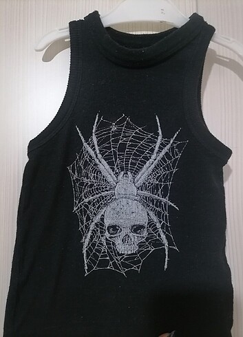 carpe örümcek baskılı crop s/m
