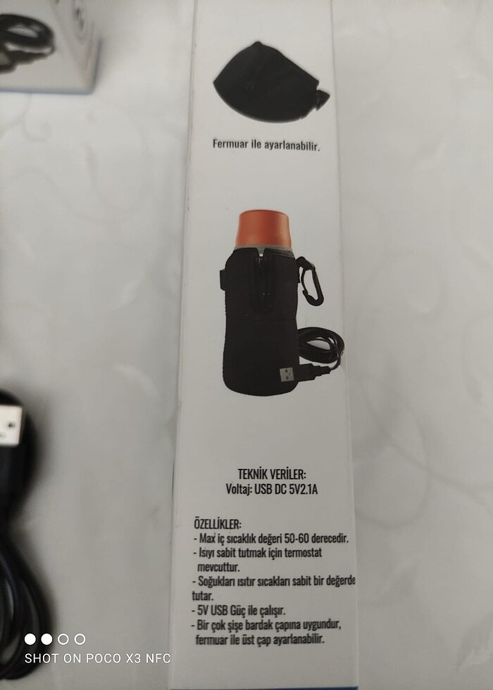 Şişe / Biberon Isı Koruyucu (USB?li) - Görsel 3