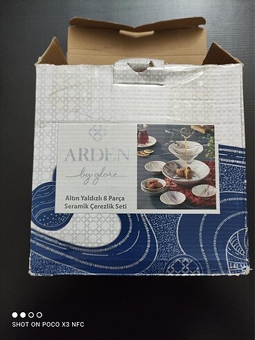  Beden Renk Sıfır Seramik Çerezlik Seti