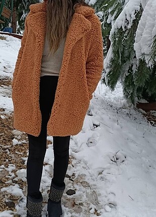 Peluş mont 