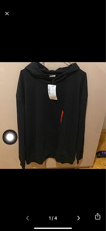Siyah sweatshirt unisex