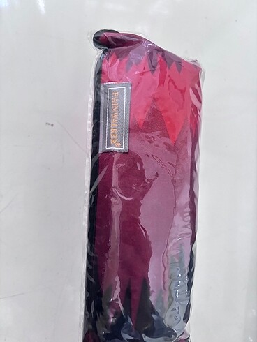 Bordo ve siyah şemsiye kareli 2si 300 tl - Görsel 6