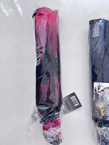 Bordo ve siyah şemsiye kareli 2si 300 tl - Görsel 7