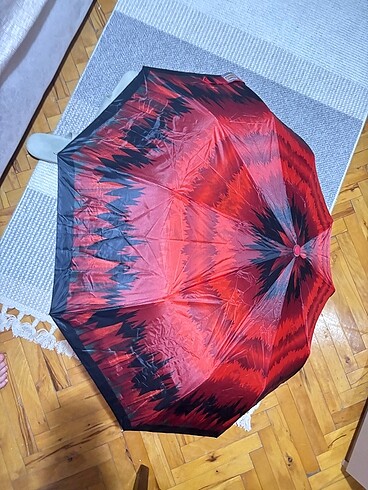 Bordo ve siyah şemsiye kareli 2si 300 tl - Görsel 9