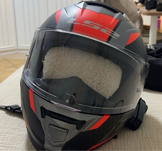 LS2 Storm Racer Titanium Xs kapalı kask