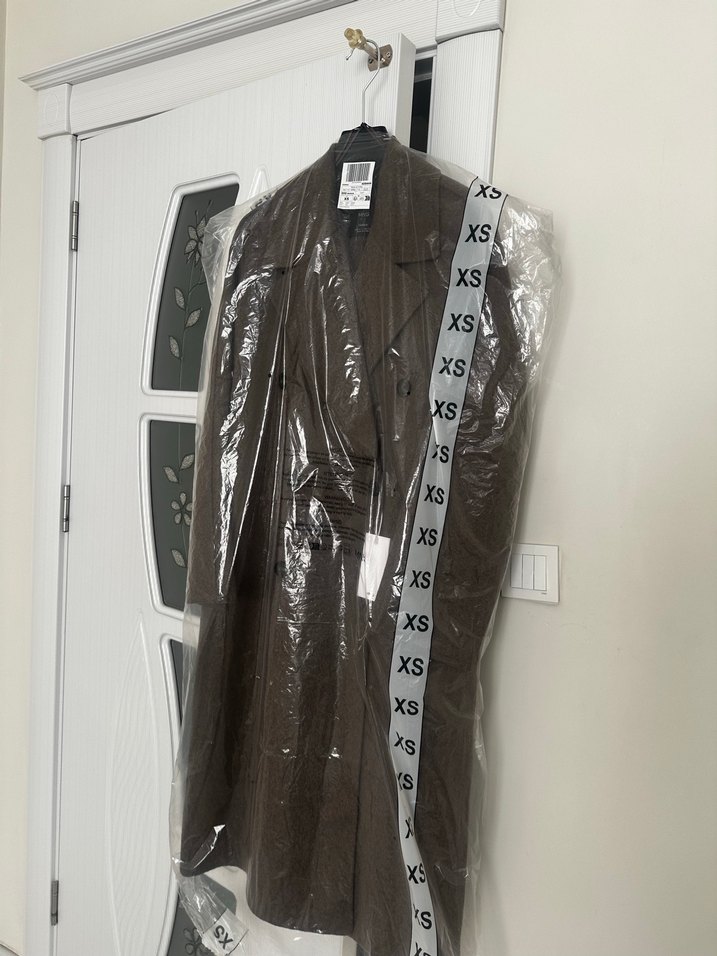 Kahverengi Midi Kemerli Kadın Yağmurluk - Görsel 2