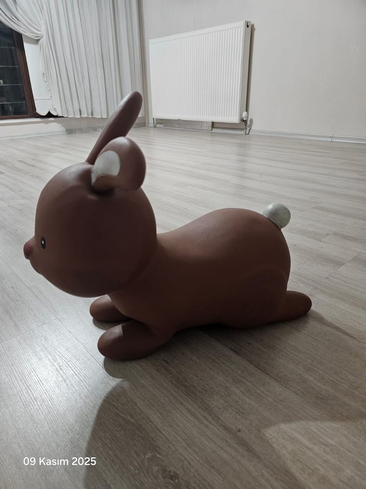 Pastel Kahverengi mothercare Tavşan Oyuncak - Görsel 2