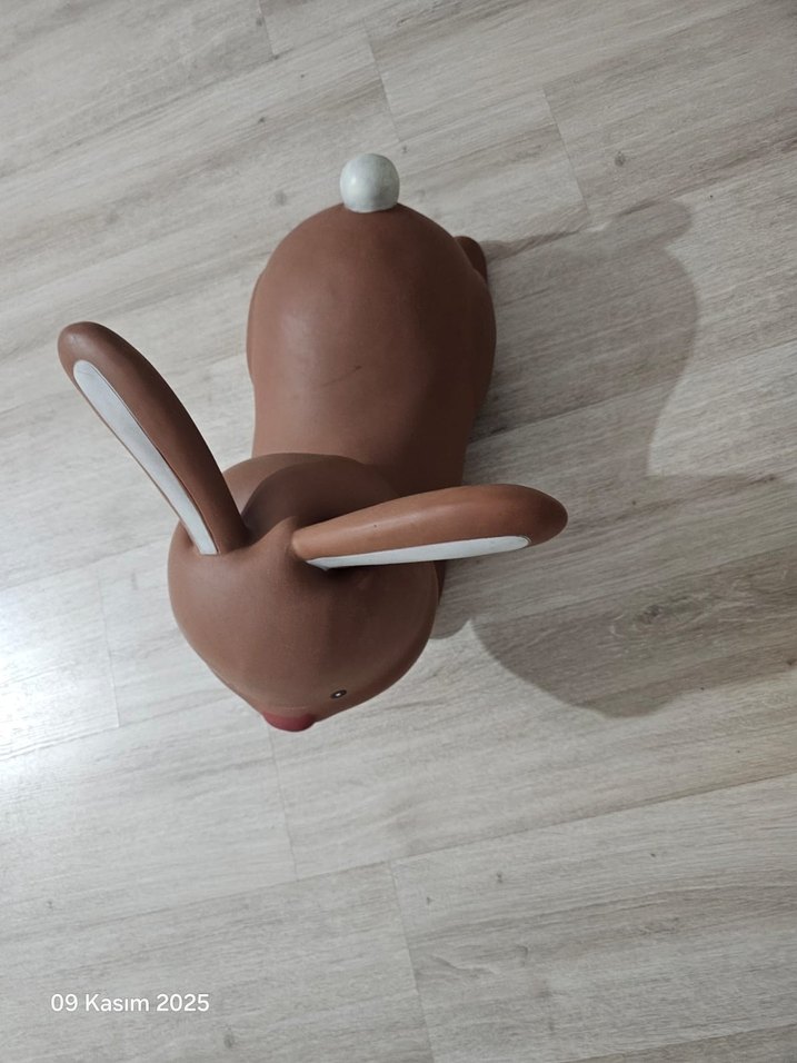 Pastel Kahverengi mothercare Tavşan Oyuncak - Görsel 3