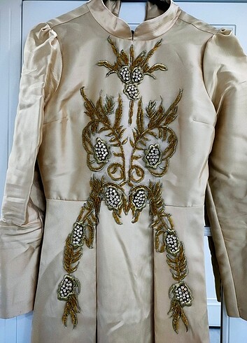 Armine Gold tesettür elbise