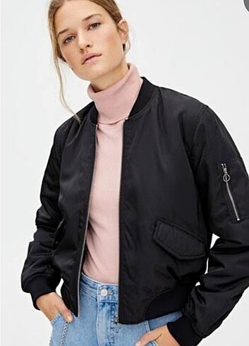 Pullbear kadin bomber ceket